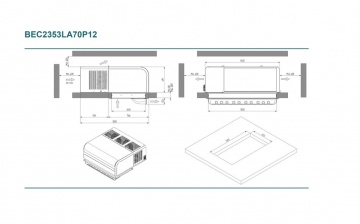 Agregat monobloc tavan Rivacold BEC2353LA70P12